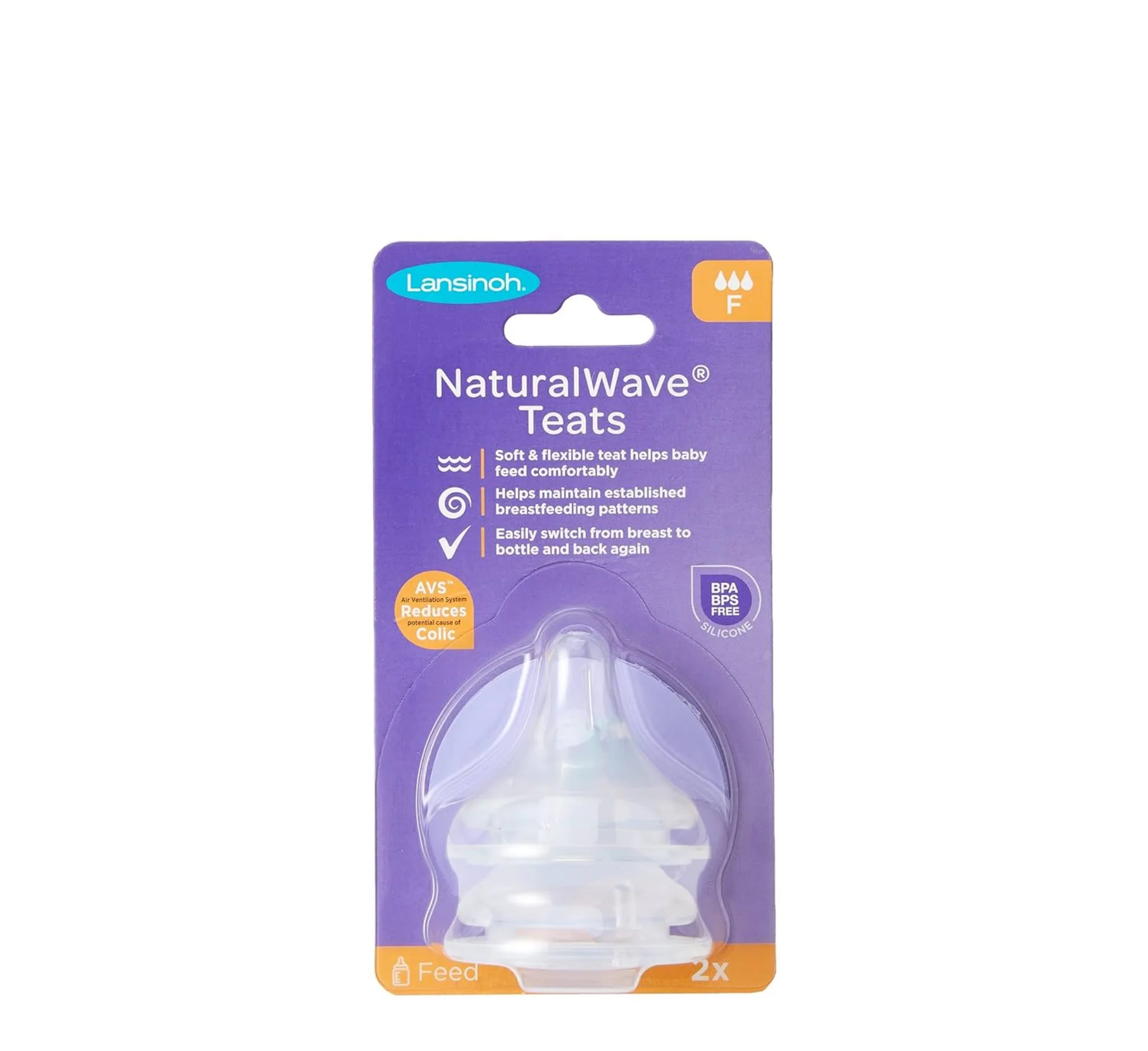 Lansinoh NaturalWave Biberona Silikoni – 2 copë – foto 3