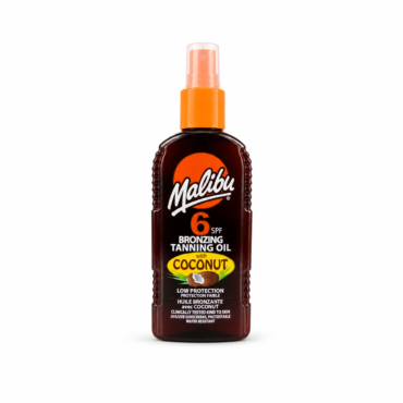 Malibu Bronzing Tanning Oil me Coconut SPF 6