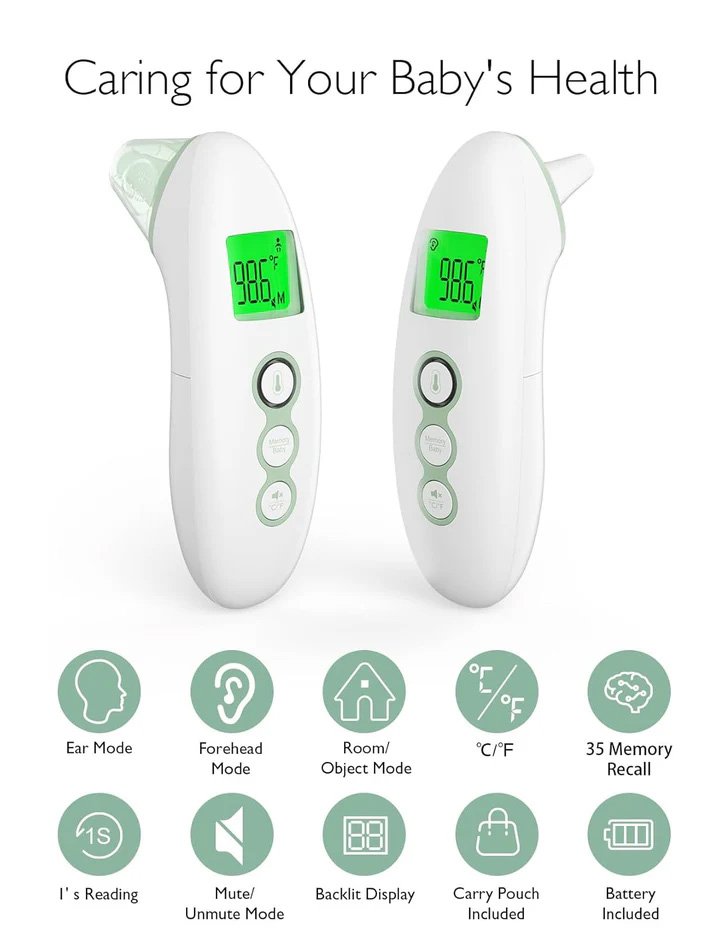 Momcozy – Non-Contact Forehead and Ear Thermometer – foto 3