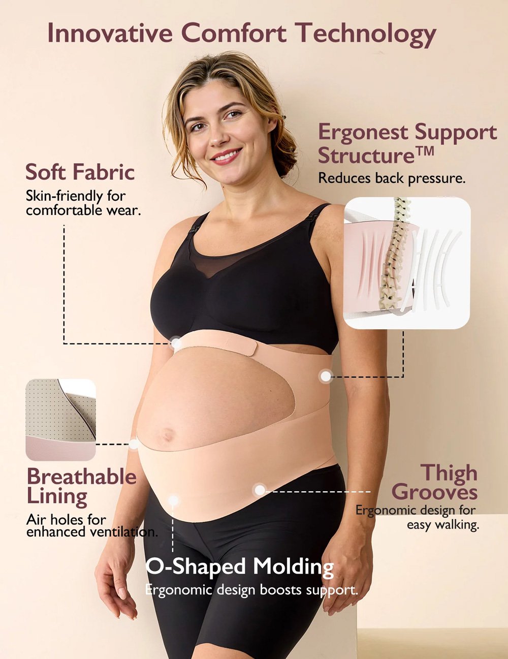Momcozy – YB001 Pregnancy Belly Band – foto 10
