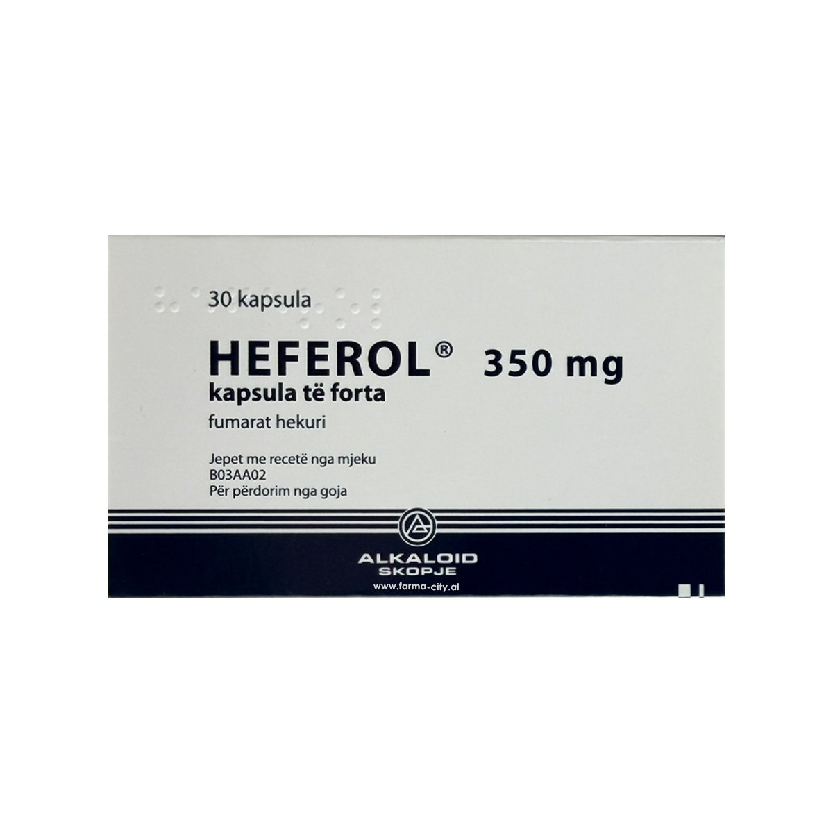 Alkaloid – Heferol 350mg * 30 kapsula