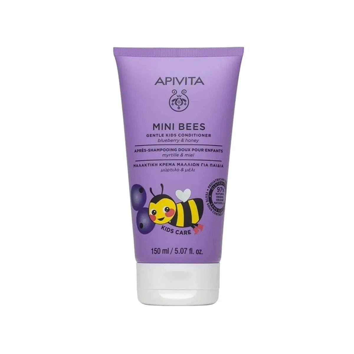 Apivita – Mini Bees Gentle Kids Conditioner with Blueberry & Honey