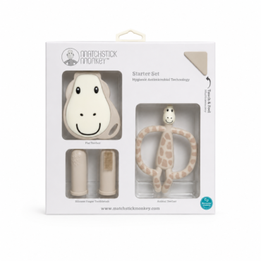 Set Ushqimi Matchstick Monkey për Bebe