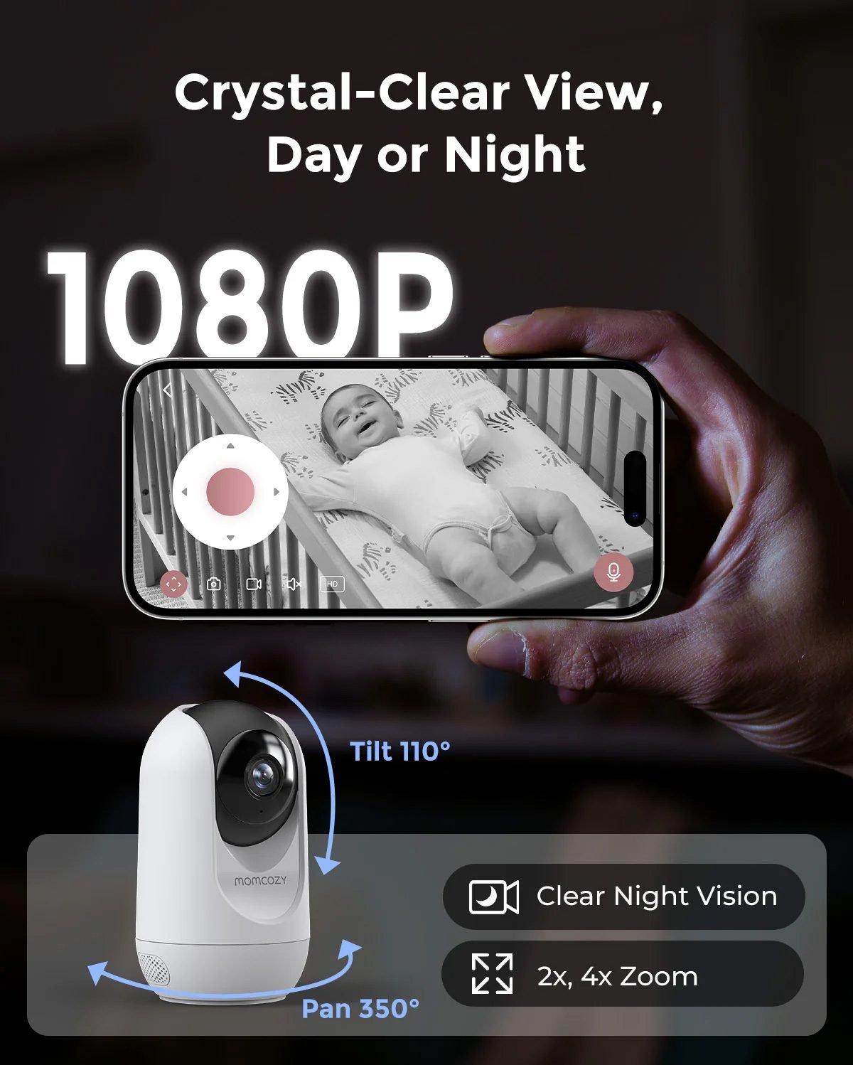Momcozy – BM04 Smart Baby Monitor – foto 2