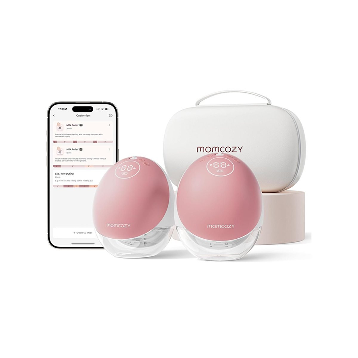 Momcozy – M9 Hands-Free Breast Pump Mobile Flow