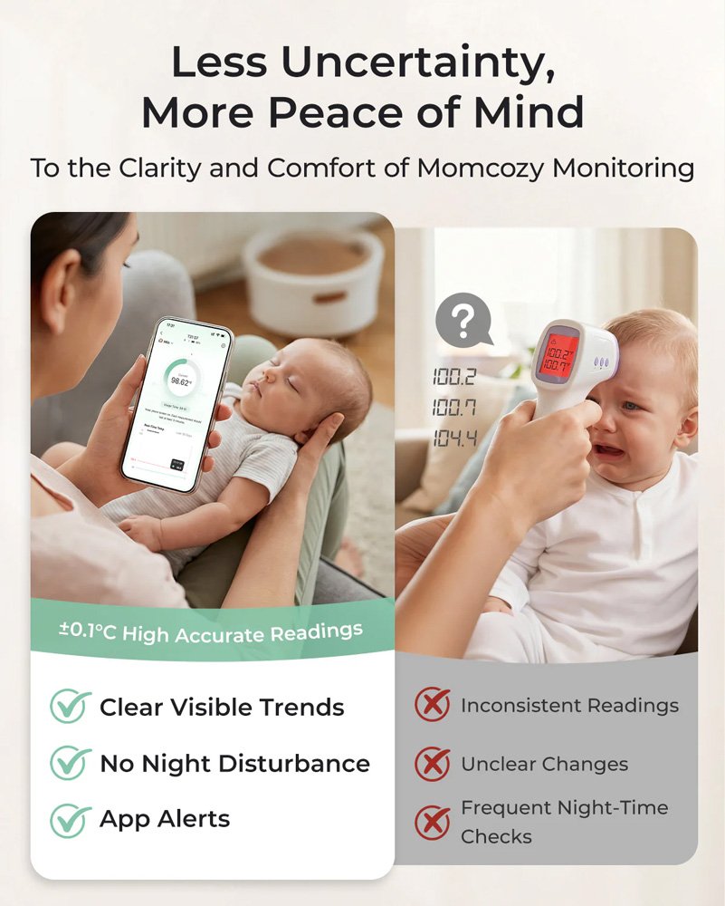 Momcozy – Smart Baby Thermometer & Real-Time App Monitoring – foto 3