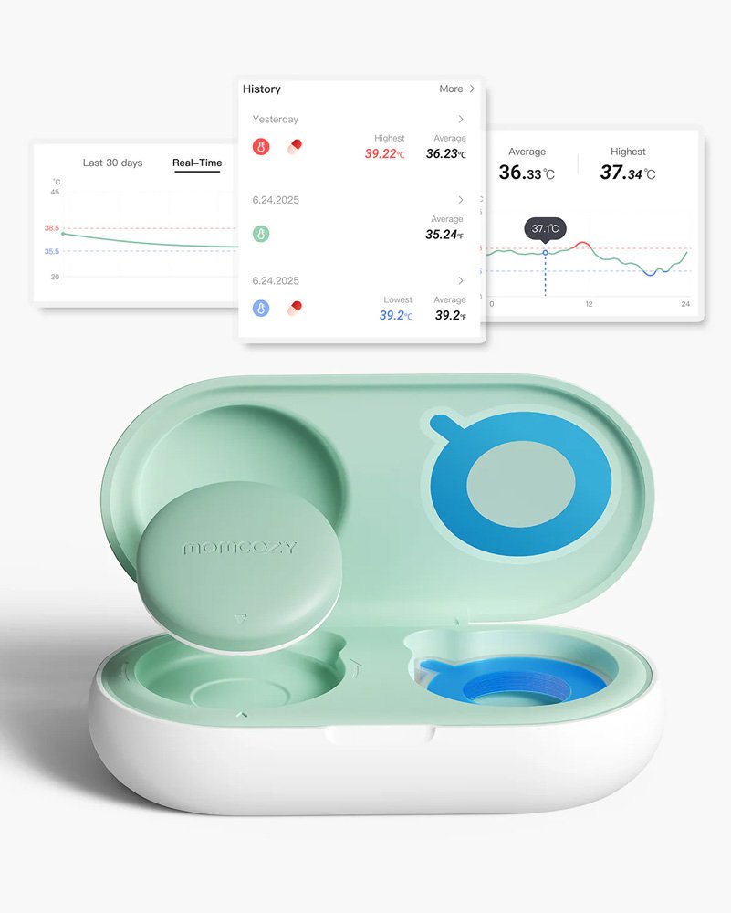 Momcozy – Smart Baby Thermometer & Real-Time App Monitoring – foto 8