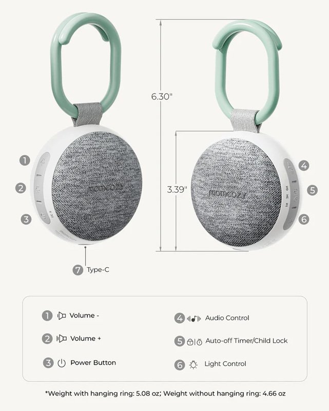 Momcozy – Portable Sound Machine – foto 9