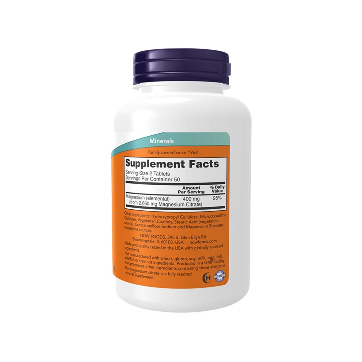 Now – Magnesium Citrate 200mg - Figura 3