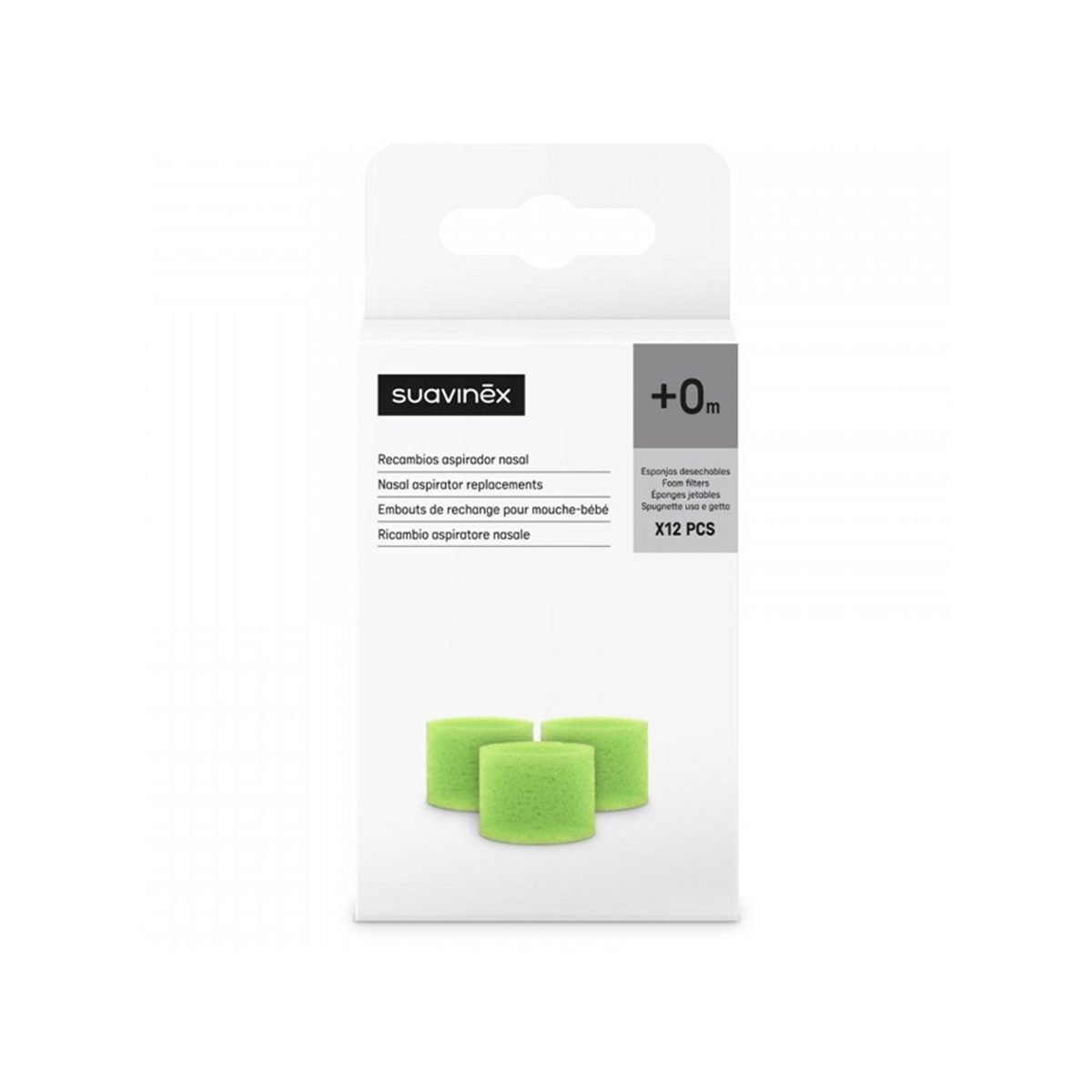 Suavinex – Nasal Aspirator Replacement x 12 Disposable Filters (0m+)