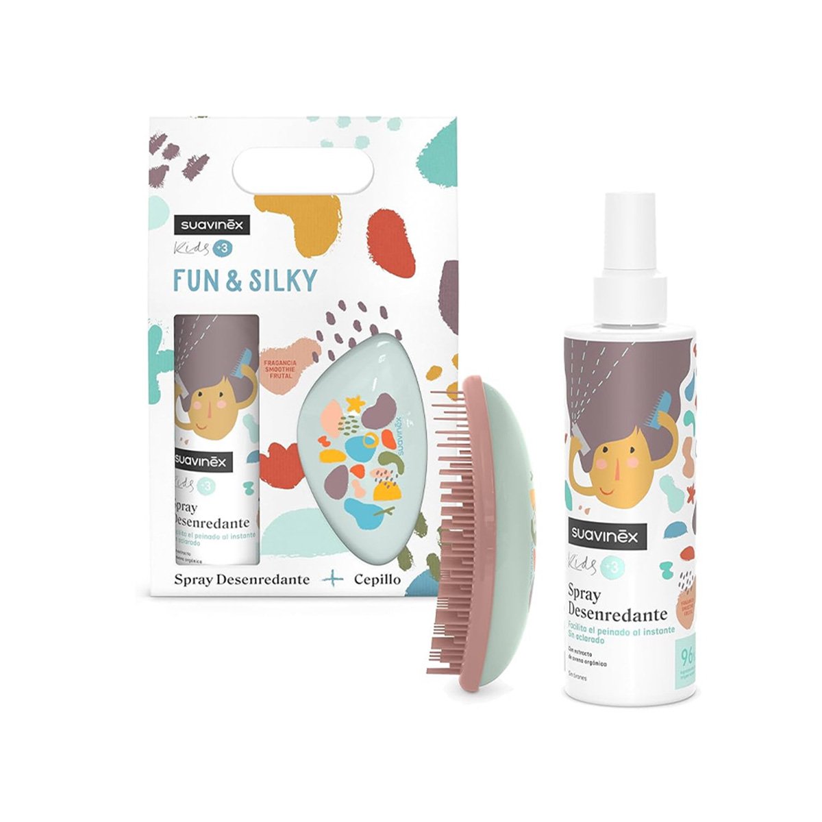 Suavinex – Kids Fun & Silky Spray + Krehër