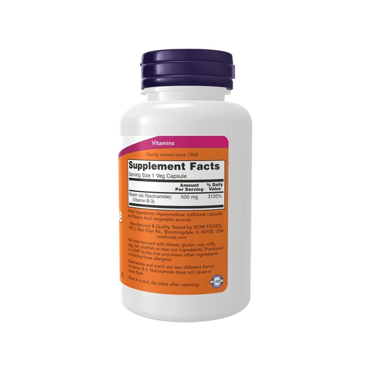 Now – Niacinamide 500 mg - Figura 2