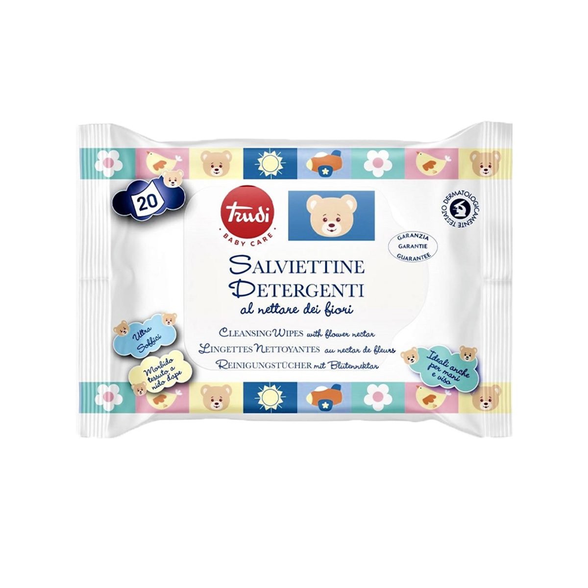 Trudi – Cotton Cleansing Wipes (x20)