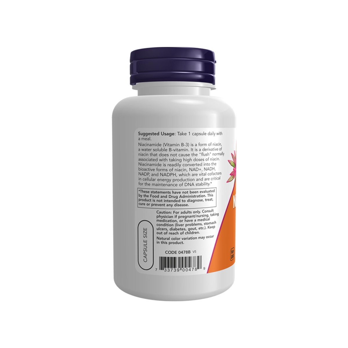 Now – Niacinamide 500 mg - Figura 3