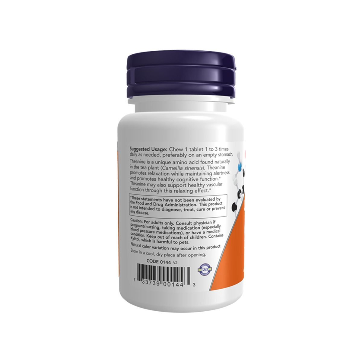 Now – L-Theanine 100mg (chewable) - Figura 3