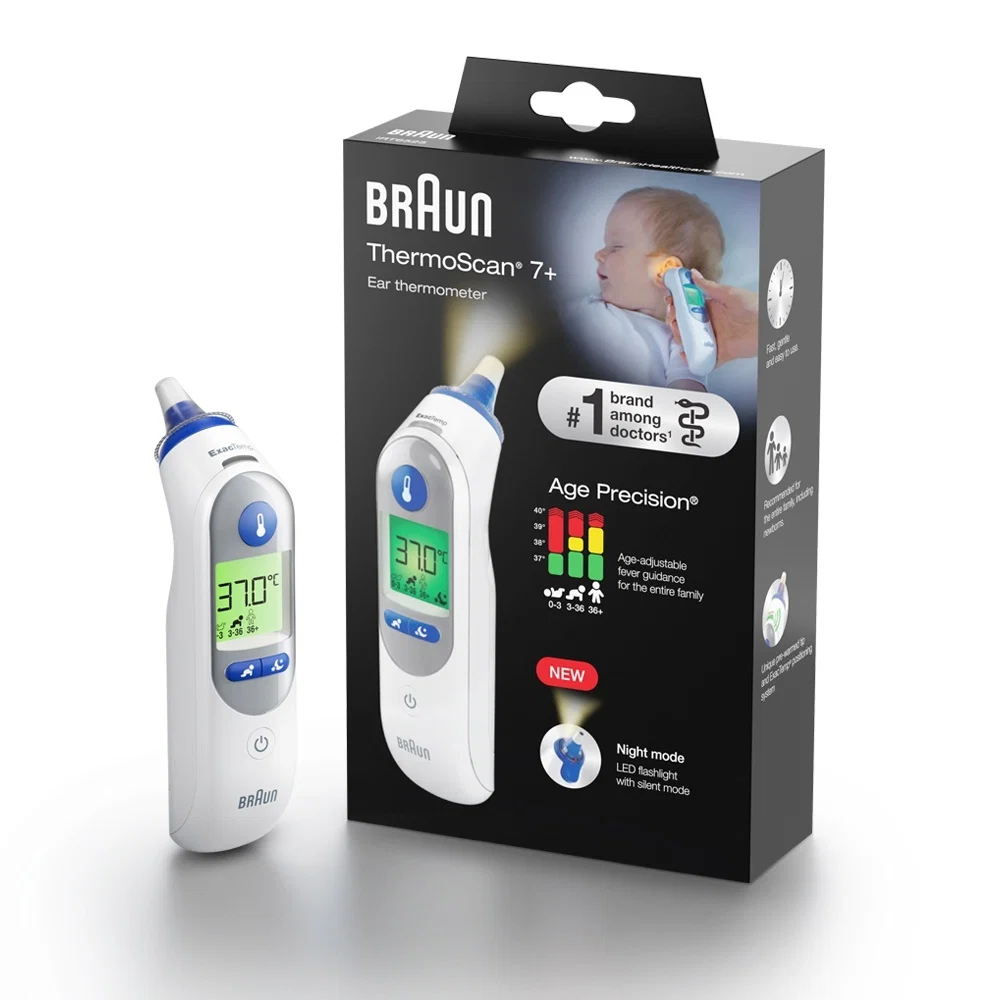 Braun ThermoScan 7+ termometër dixhital veshi