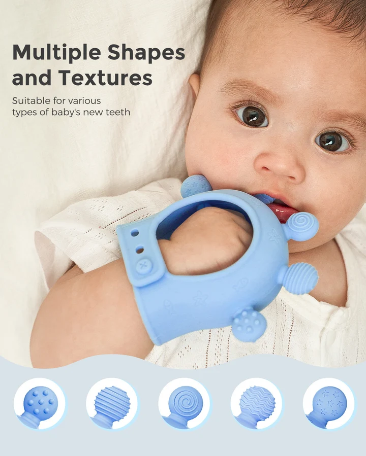 Momcozy Wrist Hand Teether - Baby Teether Toys