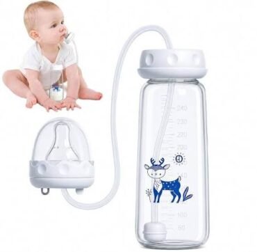 Hands Free Baby Bottle 240 ml – Zgjidhja Praktike për Ushqyerjen e Bebes