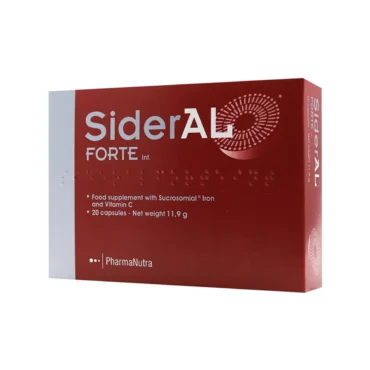 SiderAL Forte 20 Kapsula – Hekur Sucrosomial® + Vitaminë C
